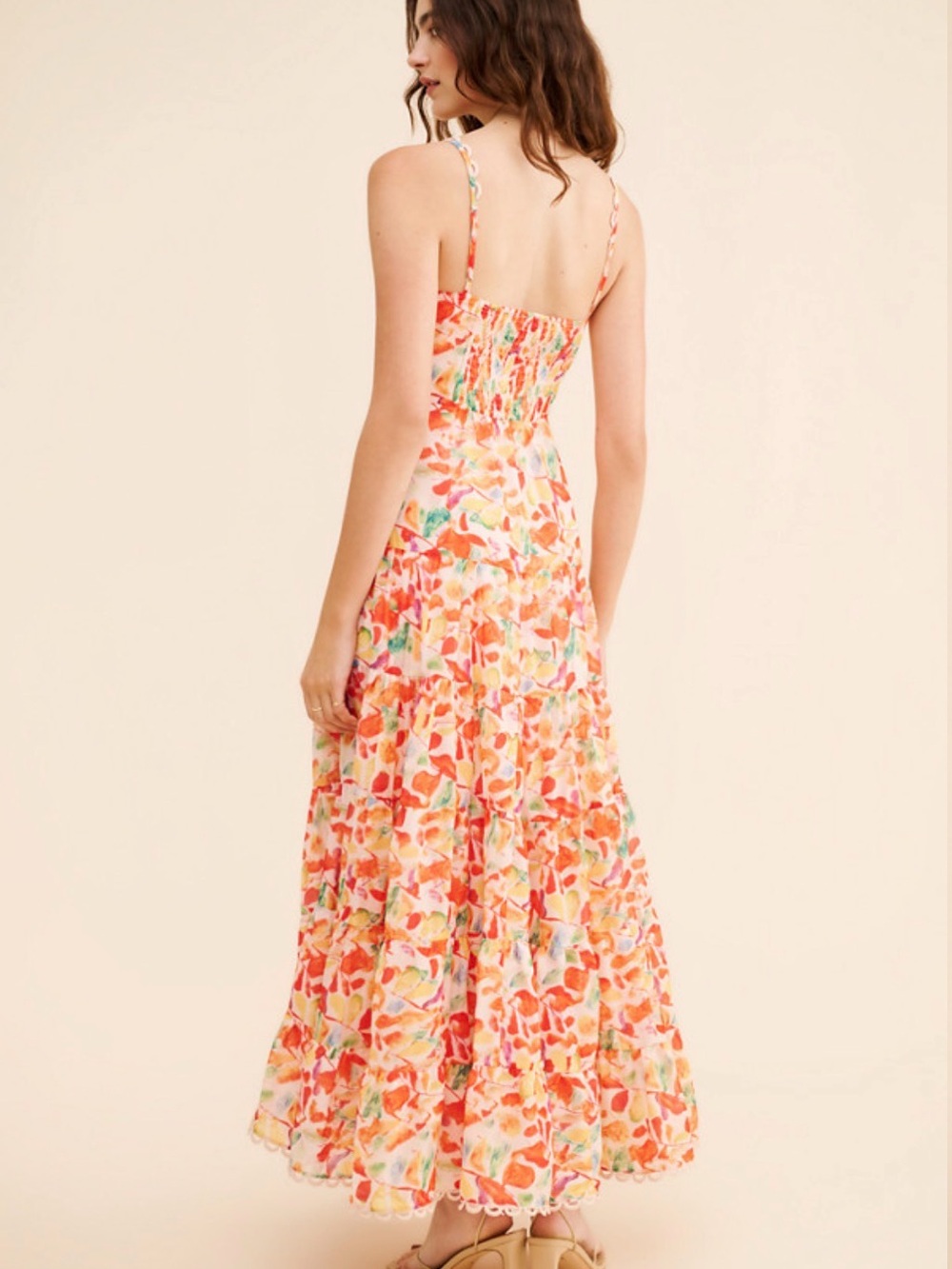 ASTR the Label Tazia Floral Maxi Dress in a red multi print - Picture 3 of 8